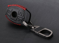 Leather Car Styling Key Cover Case For Mercedes Benz W211 W203 W204 W210 AMG Class
