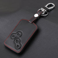 Genuine Leather Car Key Cover Holder for Renault Sport Clio 200 220 turbo Trophy