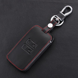 Car Black Leather Smart Key Cover Case Protector For Renault Koleos 2016 2017 UK